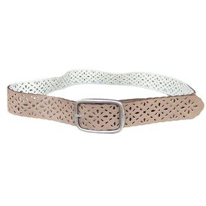 Relic Belt Tan Light Brown with Brushed Silver Buckle